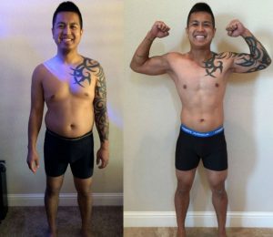 Gerald Andres before and after crossfit